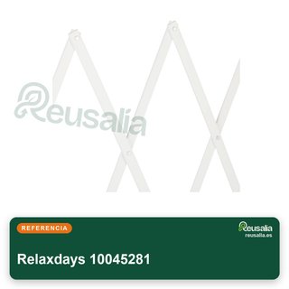 Relaxdays barrera seguridad plegable 130cm