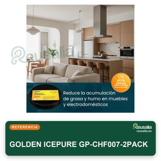 GOLDEN ICEPURE filtro carbón activado campana