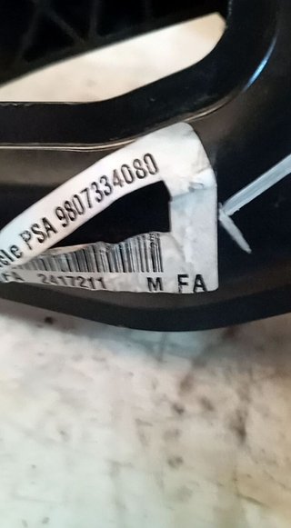 Pedal del freno peugeot 9807334080 208 128146