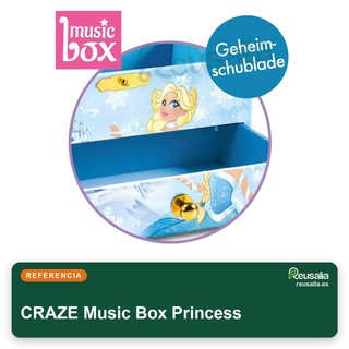 CRAZE Music Box Princess caja musical princesa