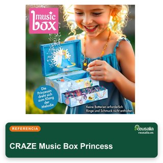 CRAZE Music Box Princess caja musical princesa
