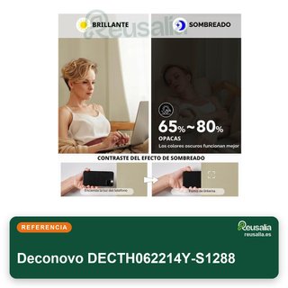 Deconovo cortina opaca térmica 200x245 cm