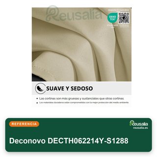 Deconovo cortina opaca térmica 200x245 cm