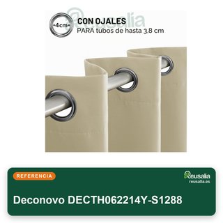 Deconovo cortina opaca térmica 200x245 cm