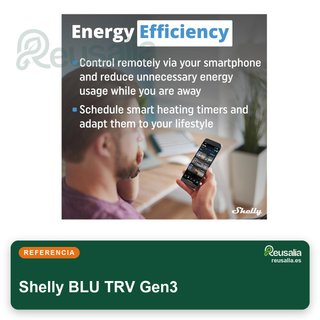 Shelly BLU TRV Gen3 termostato inteligente