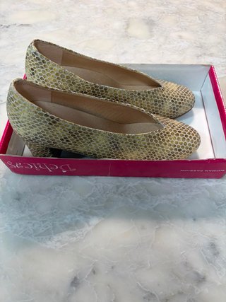 Zapatos Dchicas Talla 37 Beige/Oro