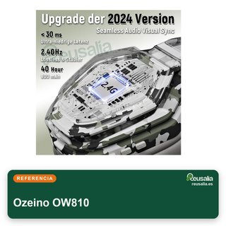 Ozeino cascos gaming inalámbricos bluetooth