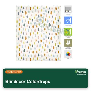 Blindecor Colordrops Estor enrollable infantil con