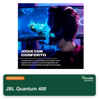 JBL Quantum 400 auriculares gamers sonido
