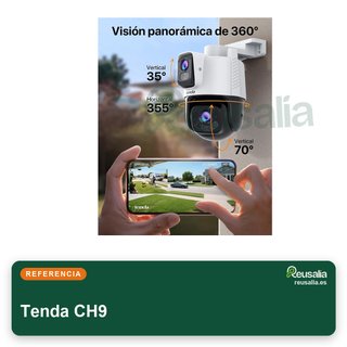 Tenda CH9 cámara vigilancia exterior doble lente