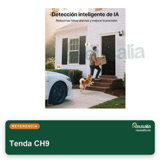 Tenda CH9 cámara vigilancia exterior doble lente