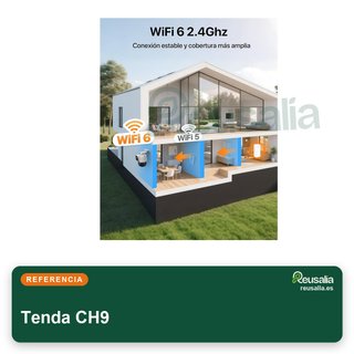 Tenda CH9 cámara vigilancia exterior doble lente