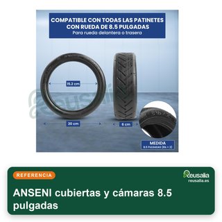 ANSENI cubiertas y cámaras 8.5 pulgadas