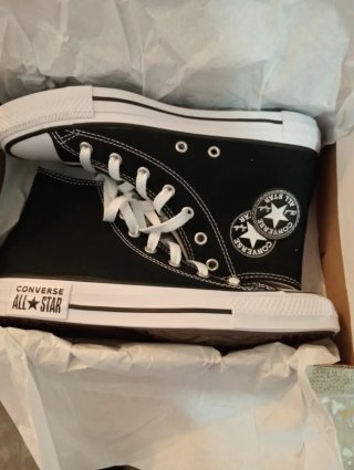 Converse Ctas Hi Originales Nuevas 37.5 Negras .