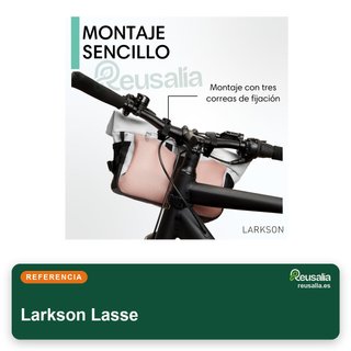 Larkson Lasse bolsa manillar bandolera rosa