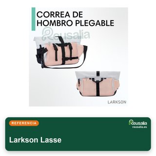 Larkson Lasse bolsa manillar bandolera rosa