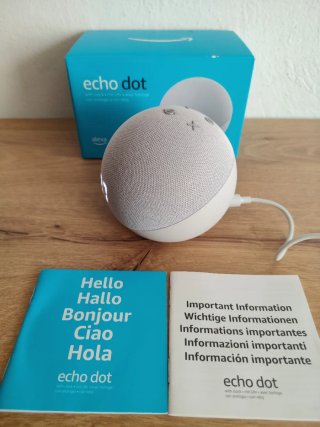Amazon Echo Dot Grigio con Clock