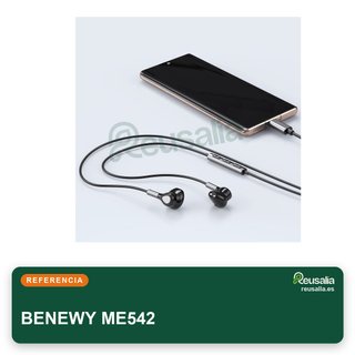 Auriculares USB C BENEWY con micrófono cable