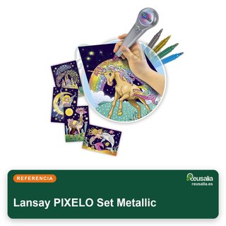 Lansay PIXELO kit dibujo punteado metálico