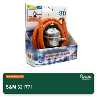 S&M 321771 Kit completo regulador gas butano
