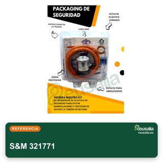 S&M 321771 Kit completo regulador gas butano