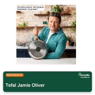 Tefal Jamie Oliver sartén 24 cm acero inoxidable