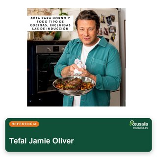 Tefal Jamie Oliver sartén 24 cm acero inoxidable