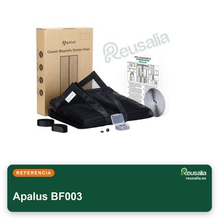 Apalus puerta malla magnética 100x220cm negra