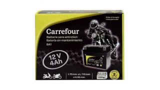 Batería Moto Carrefour 12V 12Ah 10Ah 8Ah 6Ah Nueva