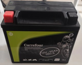 Batería Moto Carrefour 12V 12Ah 10Ah 8Ah 6Ah Nueva