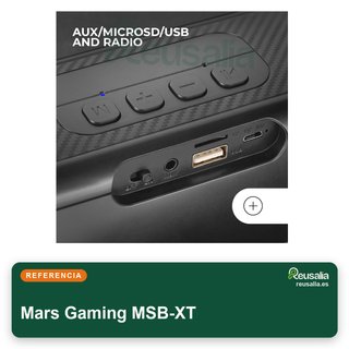 Mars Gaming MSB-XT altavoz portátil barra sonido