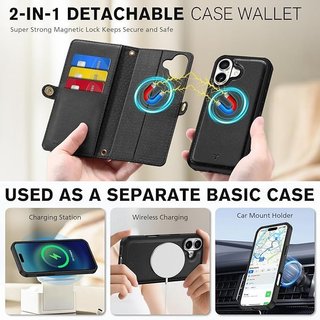TUCCH Funda iPhone 17 6,3'' 5G Billetera RFID