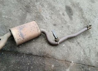 Tubo escape tras volkswagen 285439 3c0119d passat