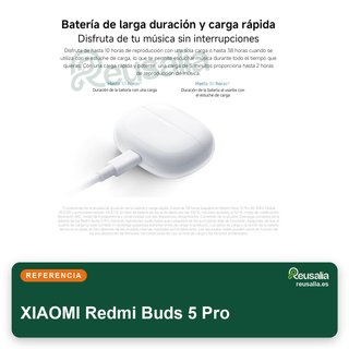 XIAOMI Redmi Buds 5 Pro auriculares inalámbricos