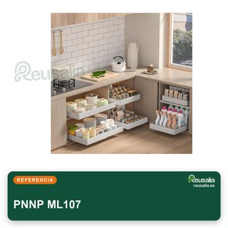 Cajones extraibles cocina ancho ajustable 32-53cm