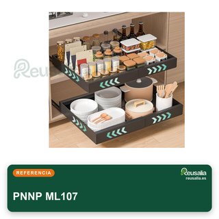 Cajones extraibles cocina ancho ajustable 32-53cm
