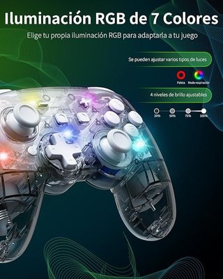 PALPOW Mando PC Pro Switch Inalambrico RGB
