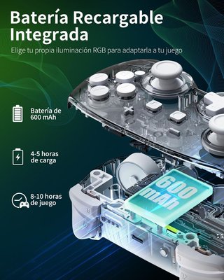 PALPOW Mando PC Pro Switch Inalambrico RGB