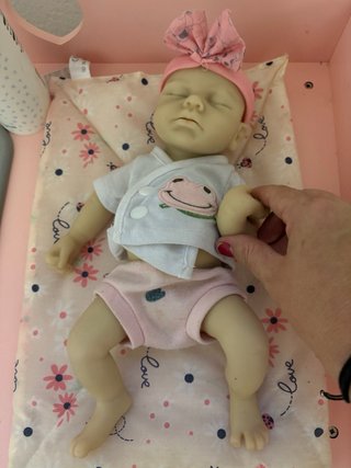 Muñeca Reborn Silicona Blanda Niña