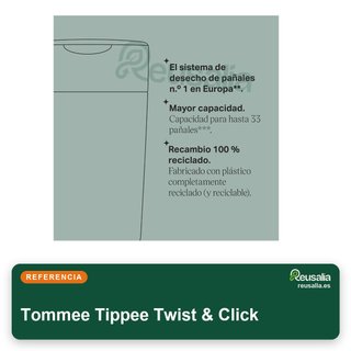 Tommee Tippee Twist & Click contenedor pañales