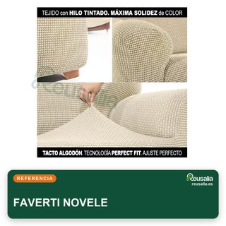 FAVERTI NOVELE Funda sofá ajustable super elástica