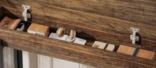 Consola Industrial Madera y Metal