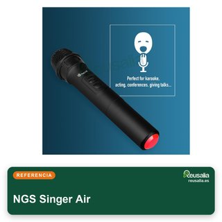 - NGS Singer Air micrófono inalámbrico vocal