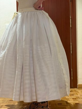 Cancán Fallera Blanco Talla Única