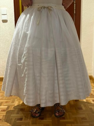 Cancán Fallera Blanco Talla Única