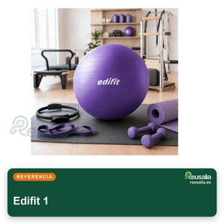 Pelota Pilates Edifit 55-75 cm con hinchador