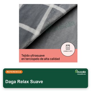 Daga Relax Suave manta térmica sofá 150x95