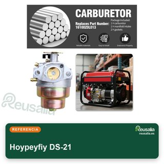 Hoypeyfiy DS-21 Carburador para cortacésped