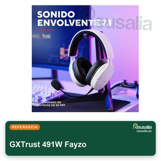 GXTrust Fayzo 491W auriculares gaming inalámbricos