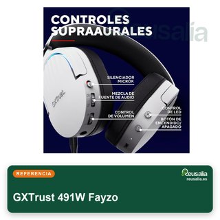 GXTrust Fayzo 491W auriculares gaming inalámbricos